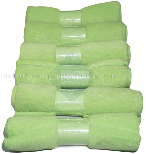 China Custom microfiber washcloth towels factory